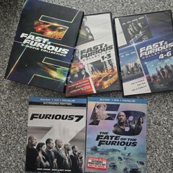 Fast & Furious Seasons 1-3, 4-6, 7 & 8