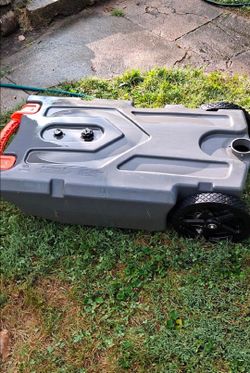 Portable RV Waste Water Tote Tank with Wheels