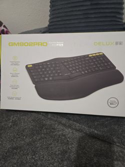DELUX ERGONOMIC KEY BOARD