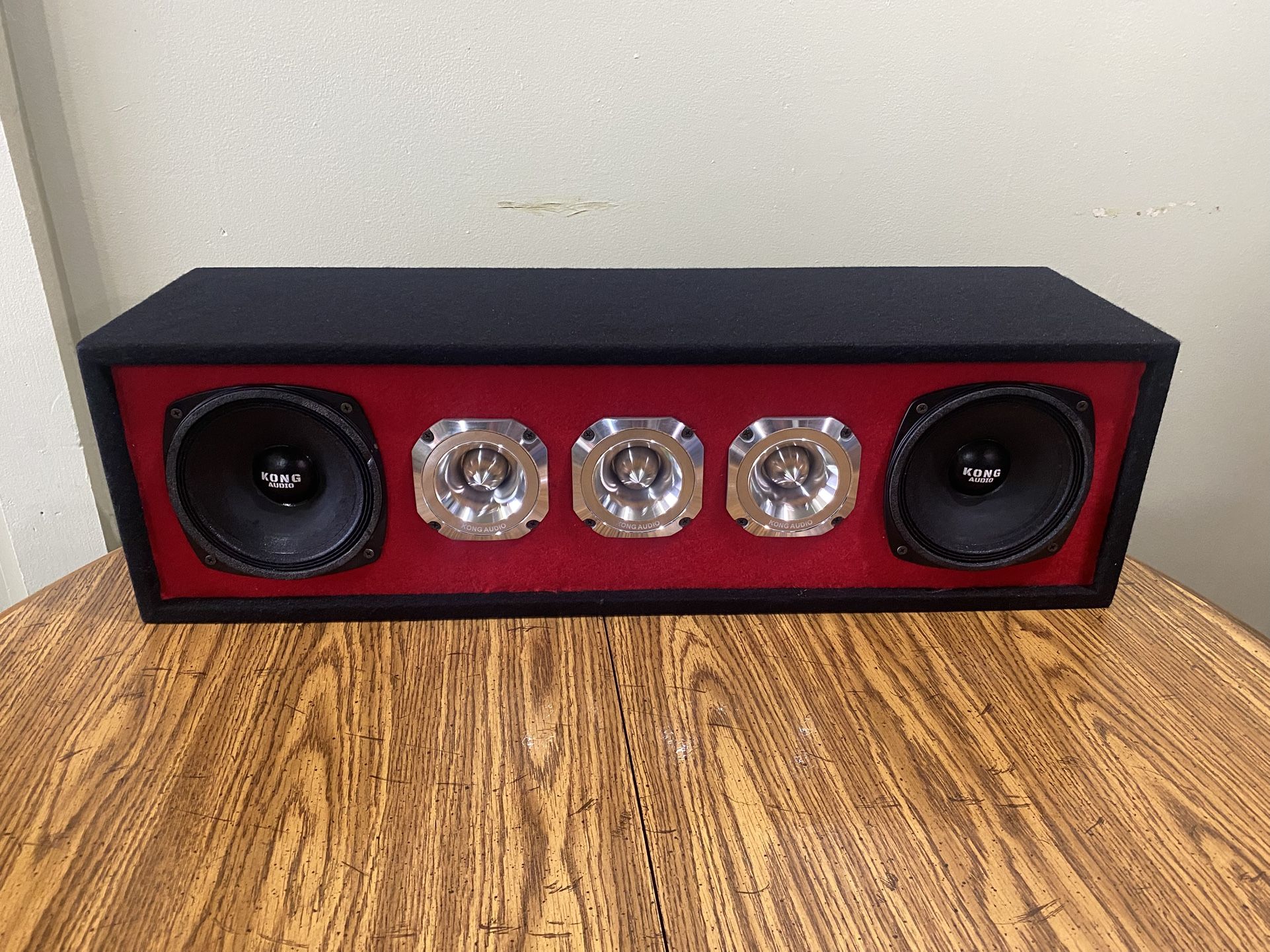 New 6.5” Kong Audio Midrange Highs Loud Speaker Box