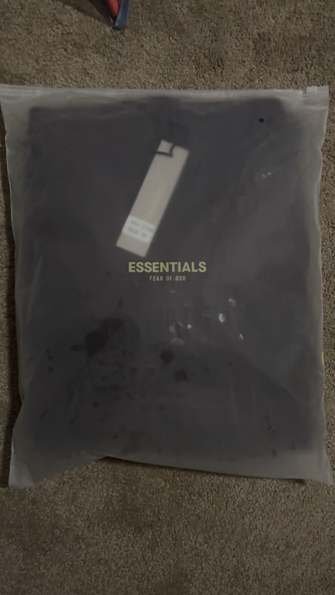 essentials fog brown hoodie 