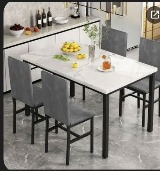 Dining Table & Chair Set Quantity 4 