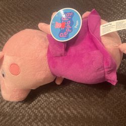Peppa Pig Ballet Plush Stuffed Animal Ballerina Tutu Pink Brand New