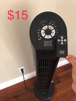 Stand Up Fan w/remote & timer