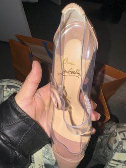 Christan Louboutin Size 38 Euro Tan
