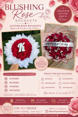 Rose bouquet / Ramo buchon 💐🤍