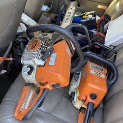 Stihl Chainsaws Ms 180 And 025 Run Perfect