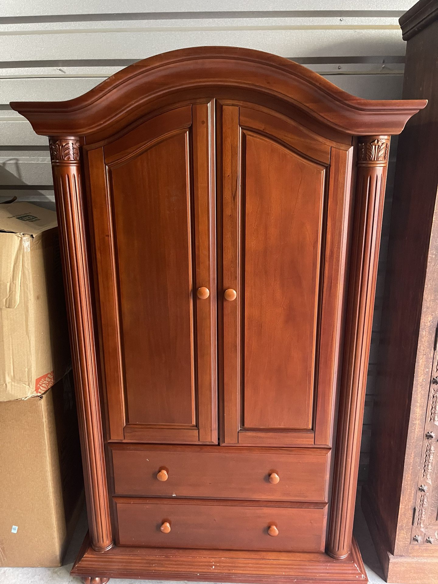  Beautiful Cache Mahogany Armoire - Amazing Condition- ONLY $30
