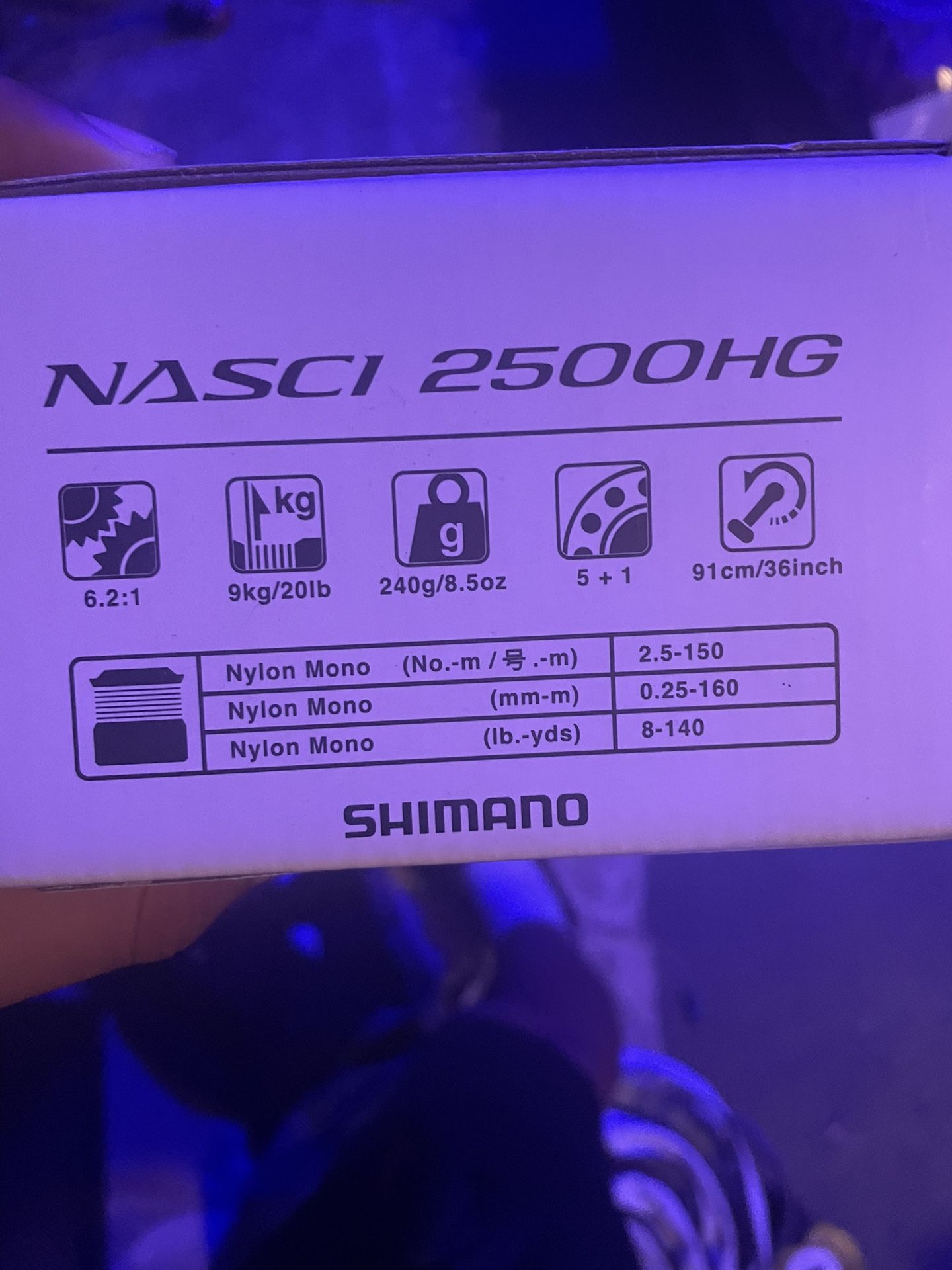 Shimano Nasci Fishing Reel