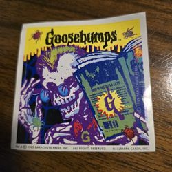 Goose Bumps 1995 Sticker