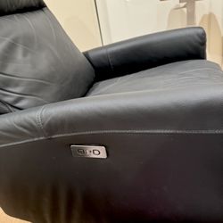 Leather Recliner Electric 