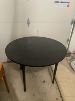 Black dining room table (need truck to move)