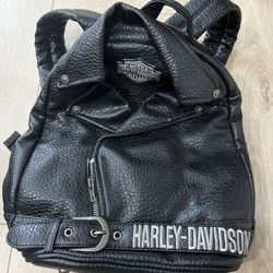 Harley Davidson Leather Jacket Backpack 