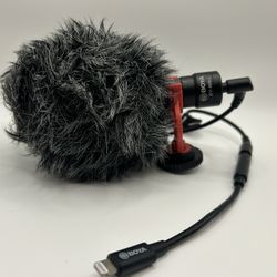 BOYA BY-MM1 Cardioid Microphone Compatible with Phone, Tablet, DSLR Camera