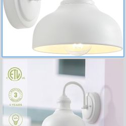 GOALPLUS 7 Inch Dome Outdoor Gooseneck Lighting Fixture