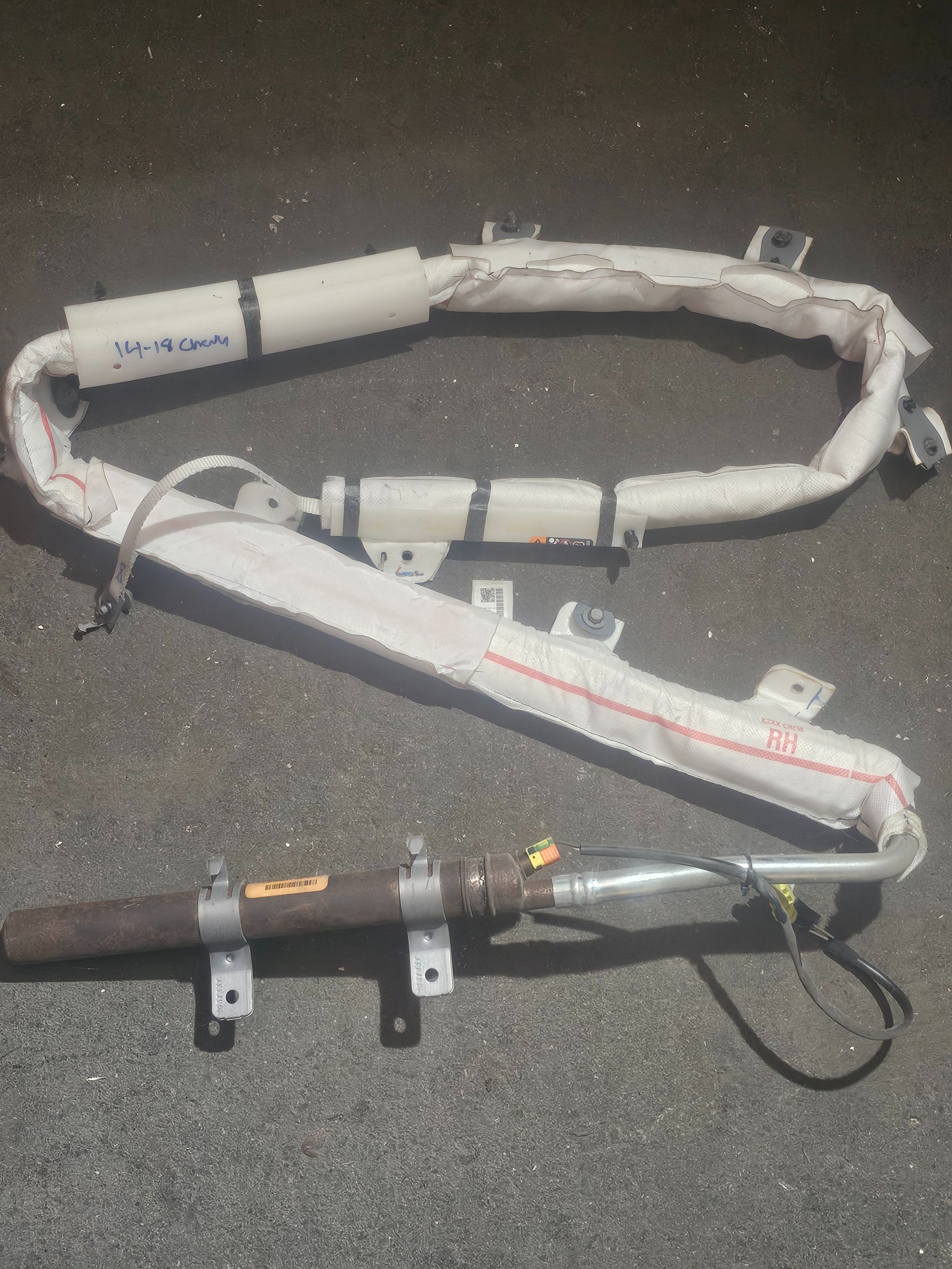 2014-2018 Chevy Crew Cab Curtain Air Bags Both Sides 