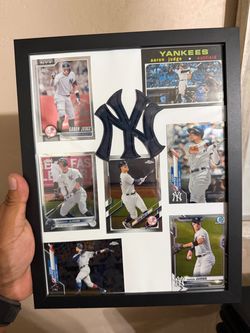 Aaron Judge Yankees Framed Baseball Card Display