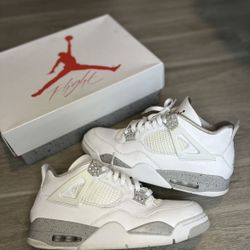 Air Jordan 4 Retro White Oreo - Size 12 - CT8527-100 - Mens Sneakers