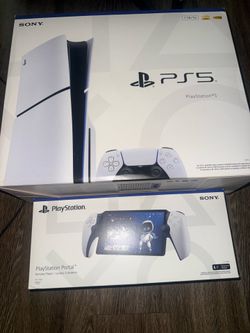 NEW UNOPENED Ps5 slim 1TB & PS Portal