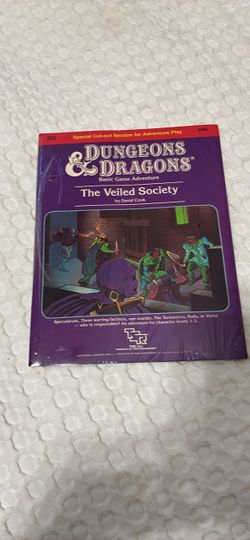 TSR Dungeons & Dragons Module B6: The Veiled Society (1984)