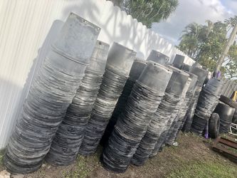 Black Nursery Containers Pots 1G 3G 7G