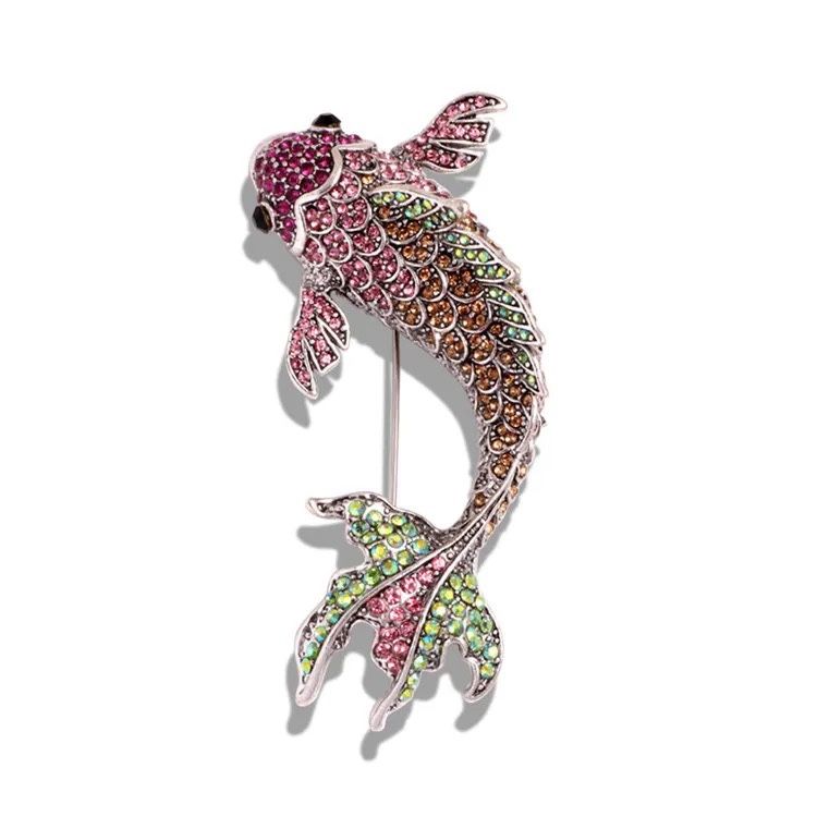 Red/Pink Koi Brooches