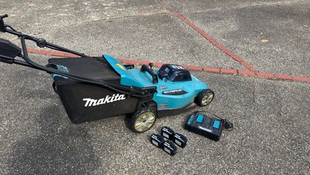 Makita lawnmower electric self-propelled