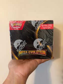 Pokemon Mega Evolutions Base Booster Box w/ Illustration Rare promo