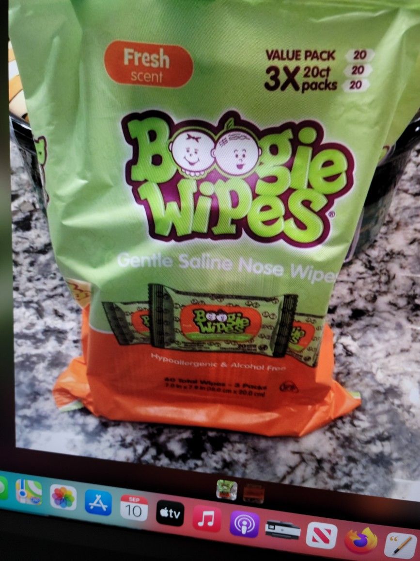 Boogie Wipes Brand New 3 X