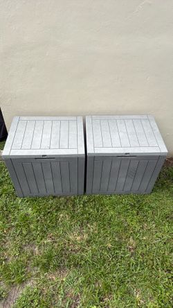 EAST OAK Outdoor Storage Box, 31 Gallon