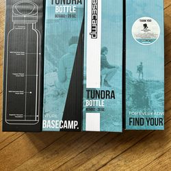 4 New Basecamp Tundra 20 oz Vacuum Insulated Stainless Steel Bottles - Bundle $60 or $18 Each