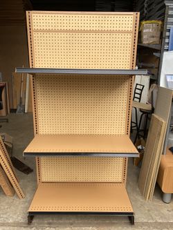 Gondola Shelf Store Display Stand Wall Unit Double sides aisle