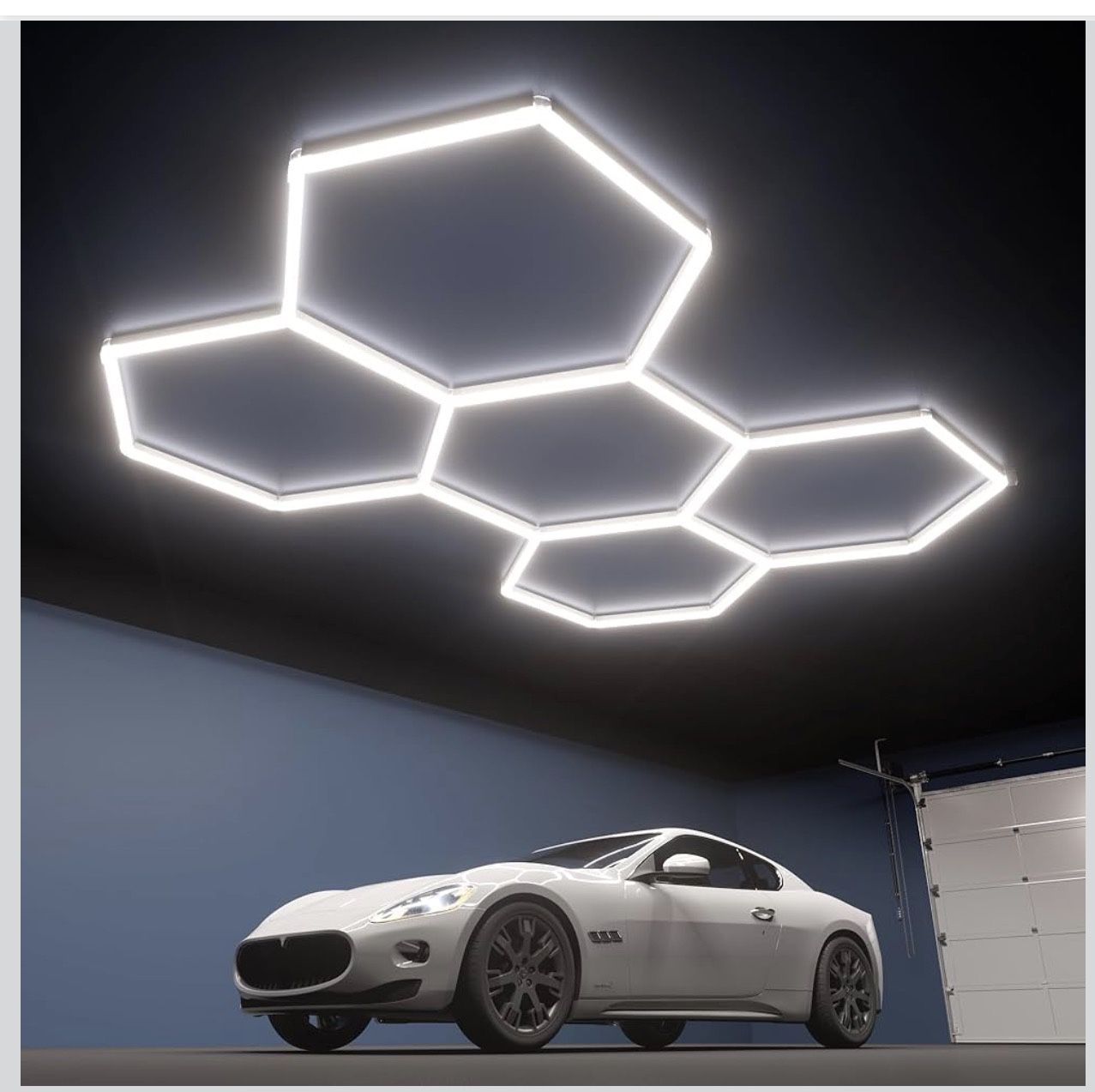 Hexagon Garage Lights