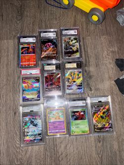 10 slabs some PSA some CGC.