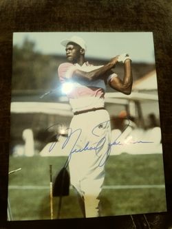 Michael Jordan Signed 8x10 GOLF NIKE Authentic