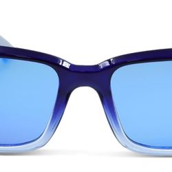 Designer Square Sunglasses, Black Frame with Gray Lenses, Decorative Temple Pattern, Fashion UV Protection 