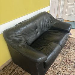 Leather sofa
