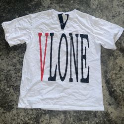 Vlone White Shirt Men’s Medium 