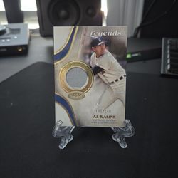 2021 Topps Tier One "Tier One Legends" Al Kaline Relic, serial-numbered 107/149