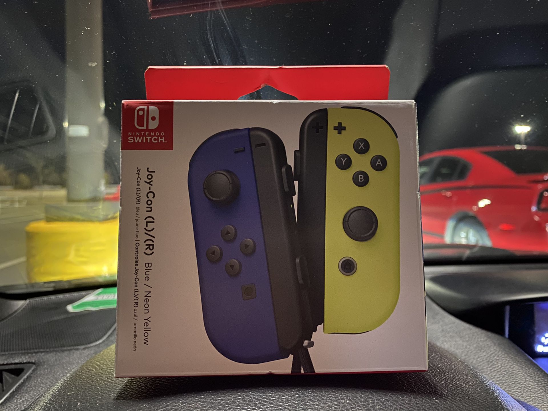 Nintendo Switch Joy-Com Controller (Blue/Neon Yellow)