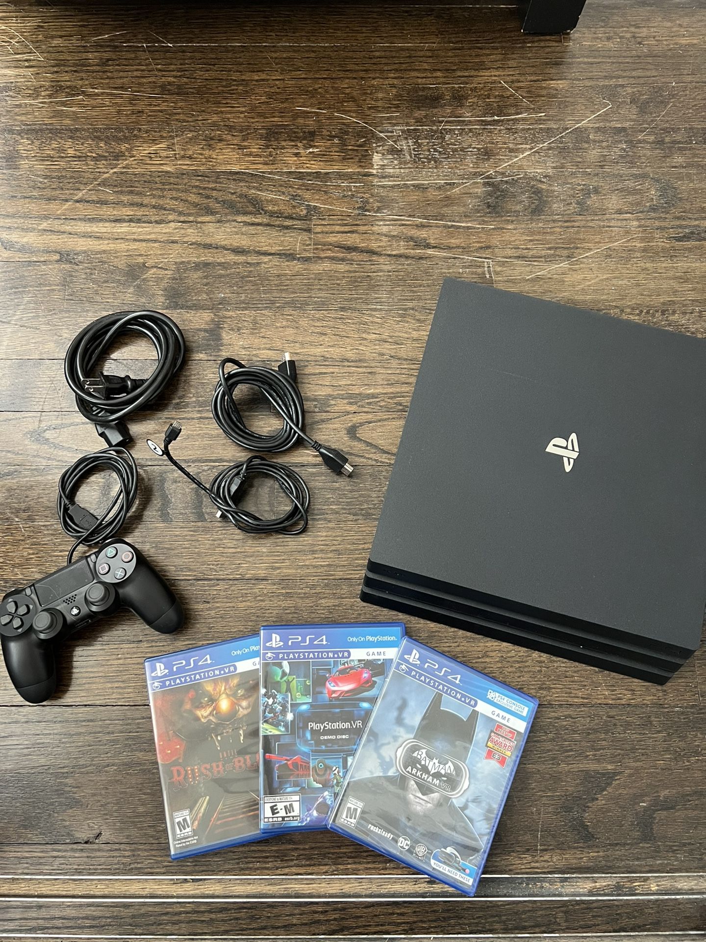 Sony Playstation Ps4 Pro 1tb Console Bundle With Games And Good Controllers  for Sale in Queens, NY - OfferUp