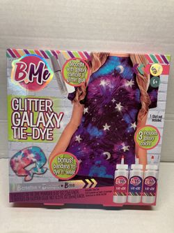 Glittery galaxy tie-dye With Bonus Item
