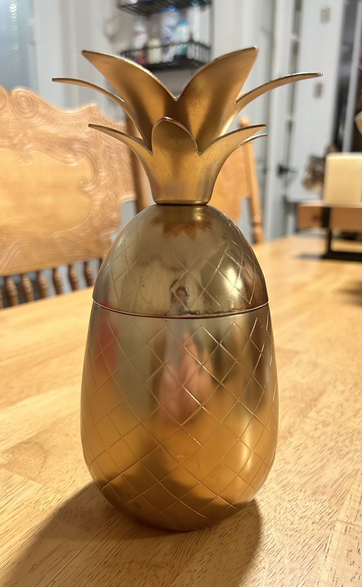 Brass Pineapple Drink Mixer