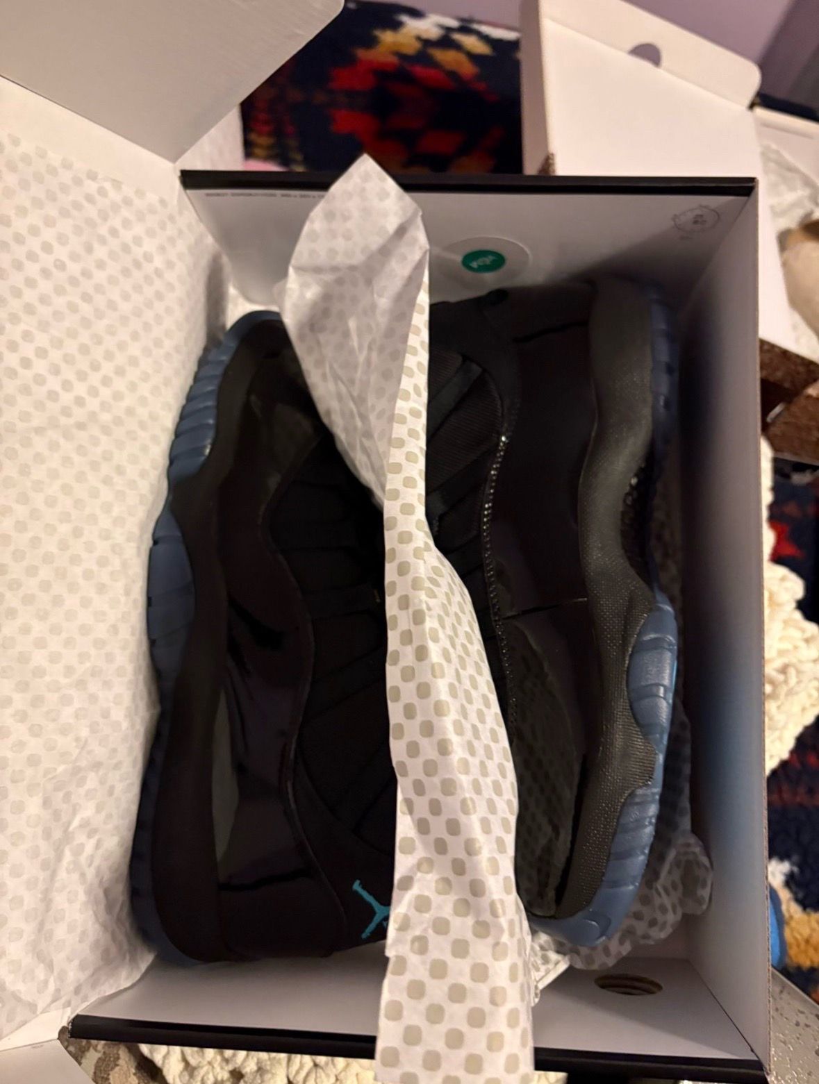 Jordan 11 Retro Gamma Blue size 11.5