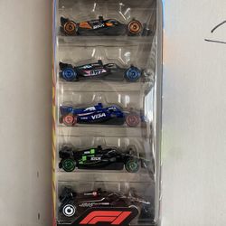 Hotwheels Formula 5 Pack