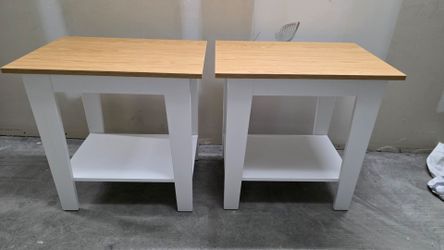 Ikea ÄMMARYD set of Side tables, white,