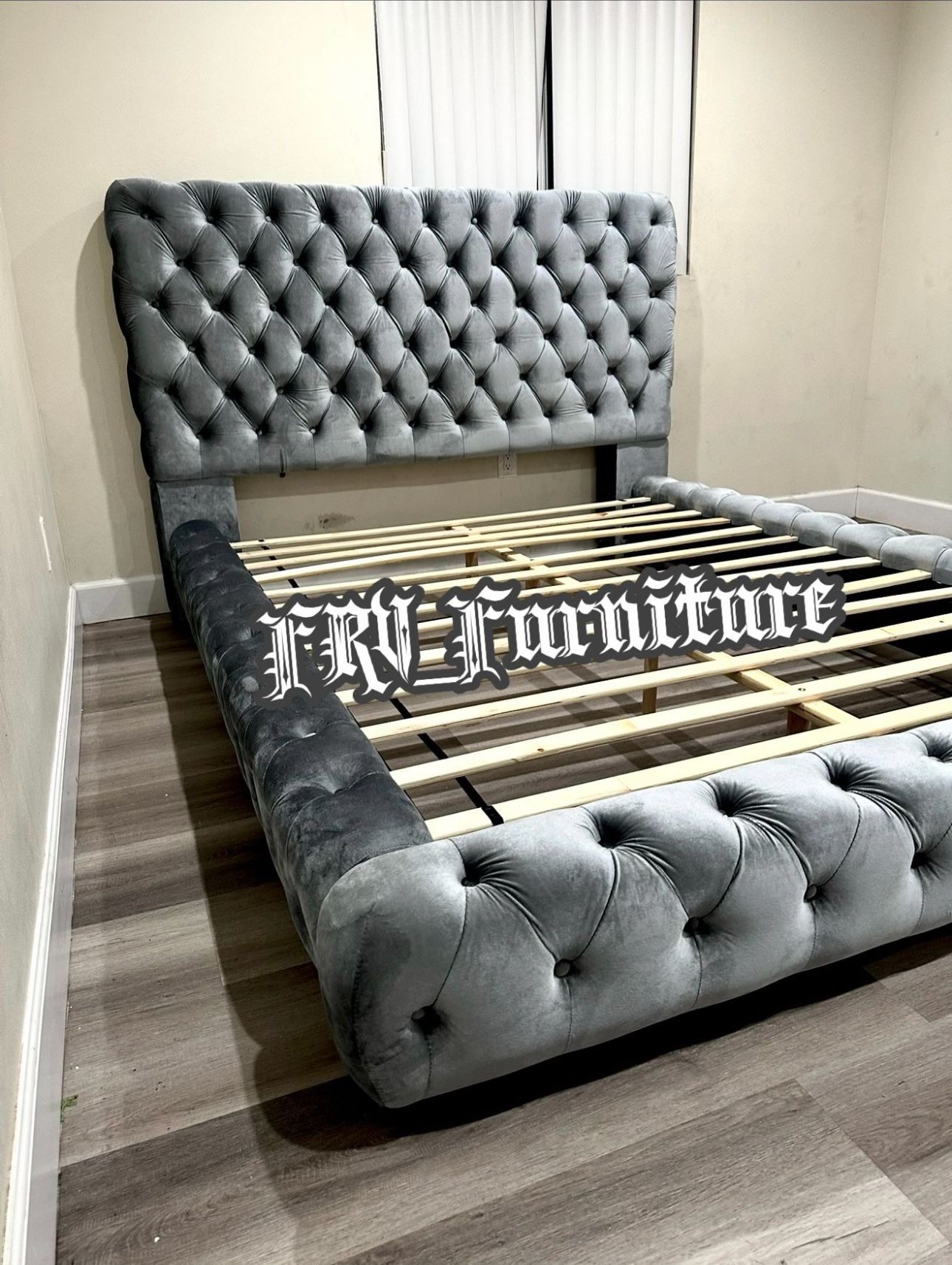 New Queen Bed Frame With Mattress 