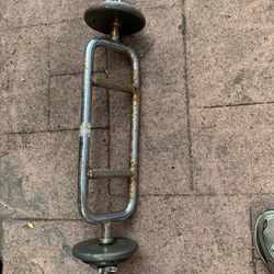 Triceps Curl Bar with 30 Lbs Weights 