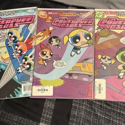 DC Vintage PowerPuff Girls Comics Lot 