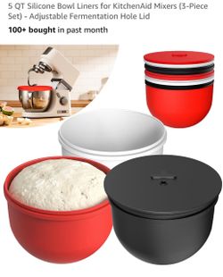 5 Qt Silicone Bowl Liners-3 Pc